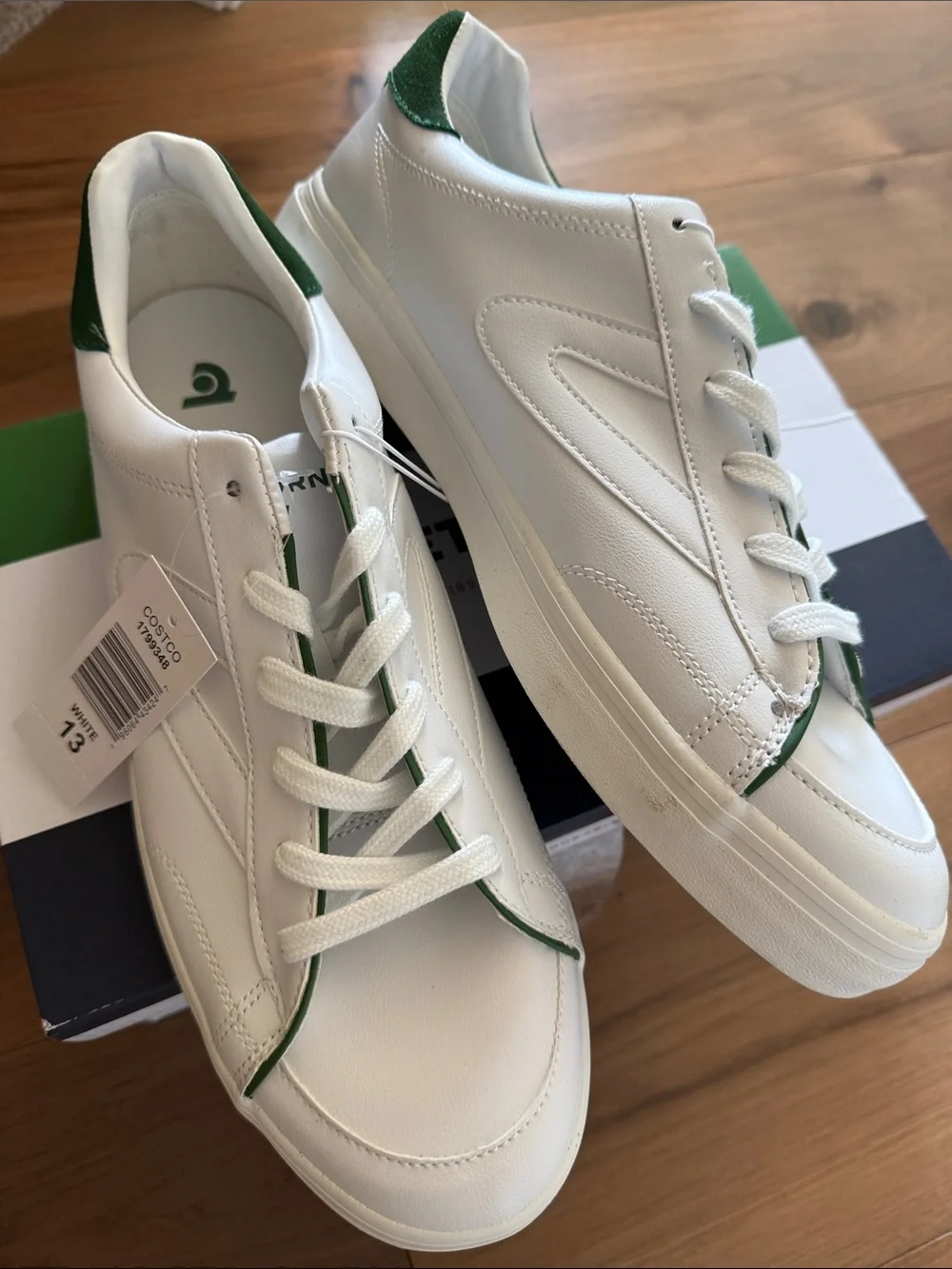 Tretorn white leather